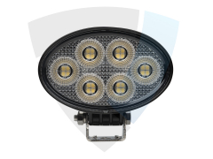 Lampa robocza 24LED, 24W, owalna, rozproszona TT.13325