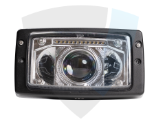 Lampa przednia LED, 102W, światła mijania i drogowe, prostokątna, do Fendt TT.16608