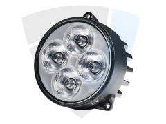 Lampa robocza LED, 40W, rozproszona, okrągła do zabudowy John Deere, New Holland, Challenger  TT.13502