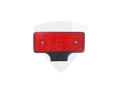 Lampa obrysowa czerwona LED TT.12017R