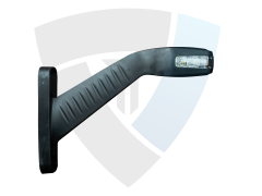 Lampa obrysowa, pozycyjna LED, róg, prawa, 10-30V, TT.12170P