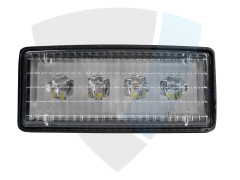 Lampa robocza LED, 20W, rozproszona, prostokątna, CISPR Claas 4, do John Deere TT.13510