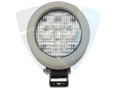Lampa robocza 4 LED, 60W, rozproszona, szara, okrągła, przeznaczona do John Deere TT.16604