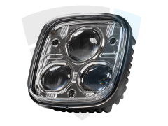 Lampa przednia 90W, światło mijania i drogowe, kwadratowa, dedykowana do John Deere TT.16606