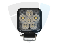 Lampa robocza 24LED, 24W, kwadratowa, rozproszona TT.13324