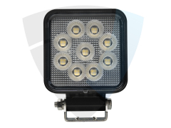 Lampa robocza 36LED, 36W, kwadratowa, rozproszona TT.13336