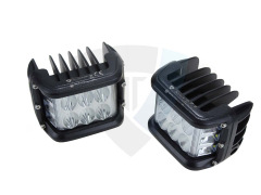 Lampy robocze 12 LED CREE doświetlenie zakrętów 36W - TT.13209 para