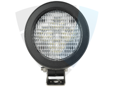 Lampa robocza 4 LED, 60W, rozproszona, czarna, okrągła, przeznaczona do John Deere TT.16605