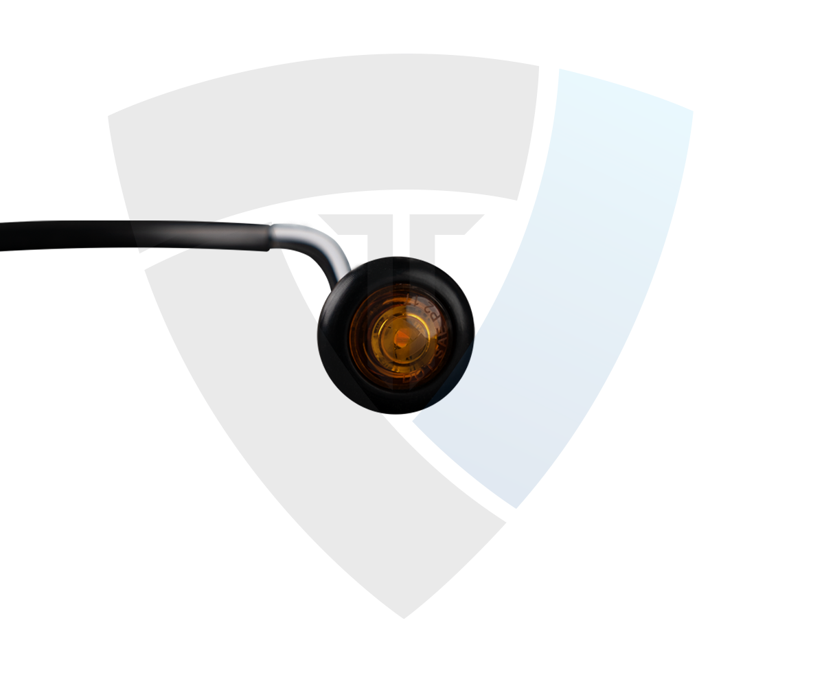 Lampa obrysowa boczna LED, pomarańczowa, 12V TT.12530A