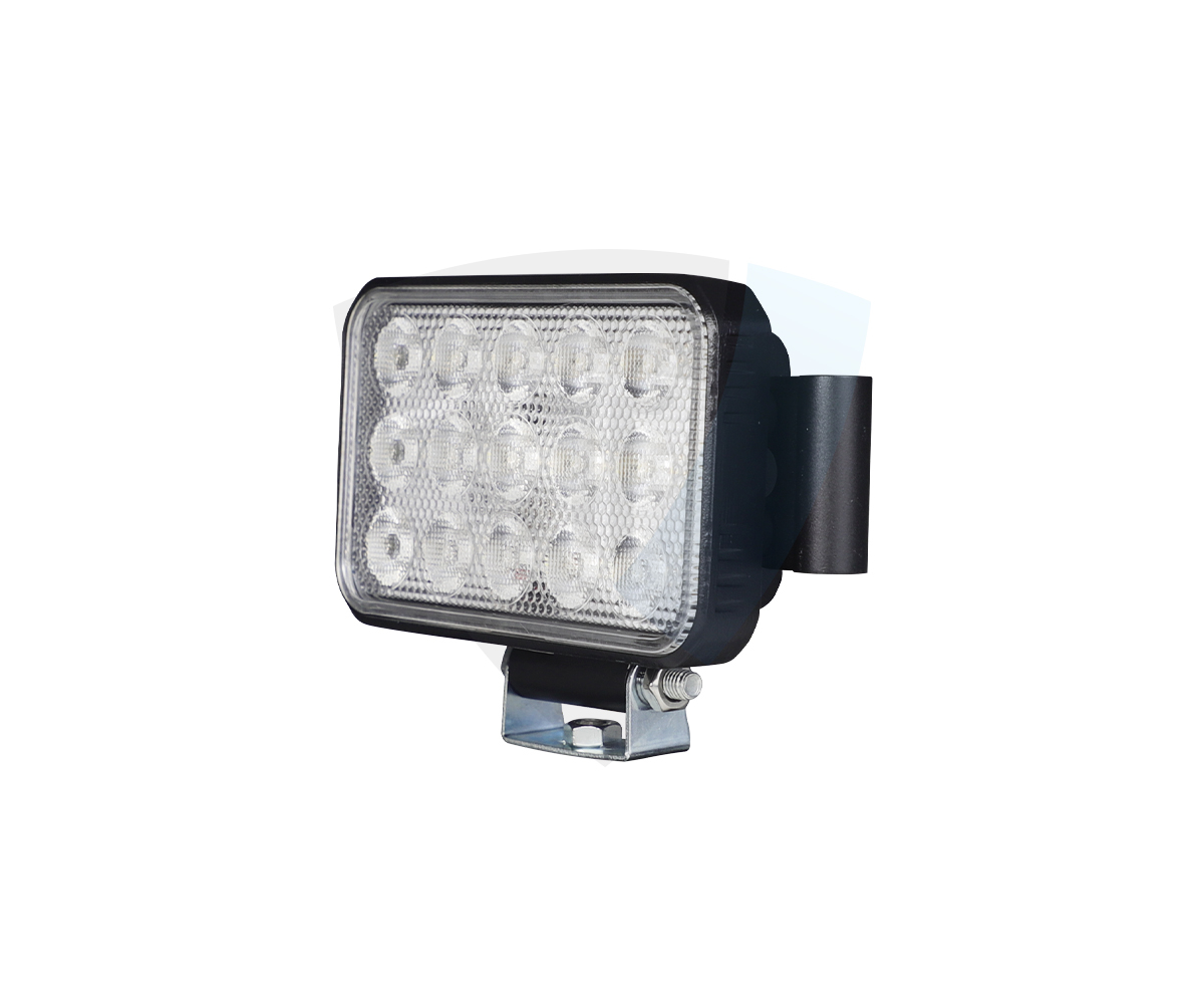 Lampa robocza 15LED, 45W, prostokątna, rozproszona TT.13244