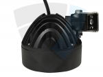 Lampa robocza 4 LED, 60W, rozproszona, czarna, okrągła, przeznaczona do John Deere TT.16605