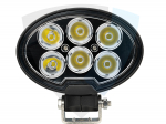 Lampa Robocza 60 Wat skupiona, owalna TT.13359S