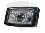 Lampa przednia LED, 102W, światła mijania i drogowe, prostokątna, do Fendt TT.16608