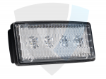 Lampa robocza LED, 20W, rozproszona, prostokątna, CISPR Claas 4, do John Deere TT.13510