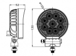 Lampa robocza OSRAM, 36LED, 36W, okrągła, rozproszona TT.13337