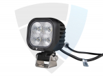 Lampa Robocza 4LED 40 Wat rozproszona, kwadratowa TT.13330