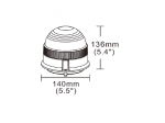 Lampa ostrzegawcza SMD 5730, 16W, na magnes, 12-24V, TT.1490