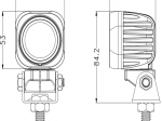 Lampa Robocza 1LED 10W rozproszona, kwadratowa TT.13331
