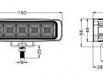 Lampa Robocza 45 Wat rozproszona, prostokątna TT.13445