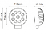 Lampa robocza skupiona PRO - TT.13226