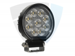 Lampa robocza 36LED, 36W, okrągła, rozproszona TT.13337