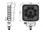 Lampa robocza 36LED, 36W, kwadratowa, rozproszona TT.13336