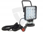 Lampa Robocza 16LED 48W kwadratowa, rozproszona - magnes TT.13208M