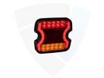 Lampa tylna zespolona LED, prawa, 10-30V, kwadratowa, 3 funkcje TT.12628P