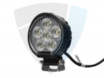 Lampa robocza 24LED, 24W, okrągła, rozproszona TT.13323