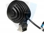 Lampa robocza 4 LED, 60W, rozproszona, czarna, okrągła, przeznaczona do John Deere TT.16605