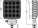 Lampa Robocza OSRAM 64LED 64 Wat rozproszona, kwadratowa TT.13364