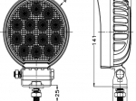 Lampa Robocza OSRAM 56LED 56 Wat - Profesjonalne Oświetlenie Robocze TT.13356