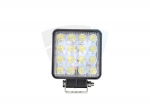 Lampa Robocza 16LED 48W kwadratowa, rozproszona TT.13208