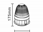 Lampa ostrzegawcza LED 12/24V, TT.266L-Y