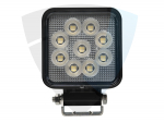 Lampa robocza 36LED, 36W, kwadratowa, rozproszona TT.13336