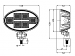 Lampa Robocza 150 Wat rozproszona, owalna TT.13415