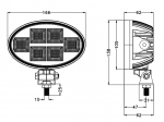 Lampa Robocza OSRAM 150 Wat rozproszona, owalna TT.13415