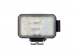 Lampa robocza 15LED, 45W, prostokątna, rozproszona TT.13244